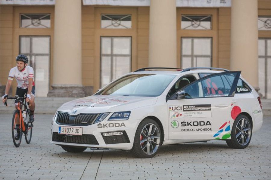 Škoda Auto is the official sponsor of the 2018 UCI Road World Championships