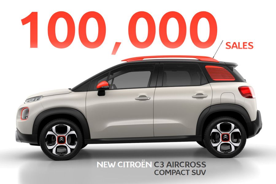 New Citroën C3 Aircross Compact SUV: Already hitting the 100,000 sales mark