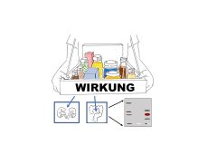 Test system for food by simulation of metabolism processes